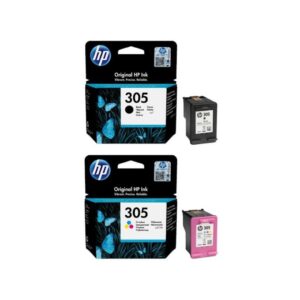 Hp Pack cartouche d'origine 305 Noir+305 Couleur
