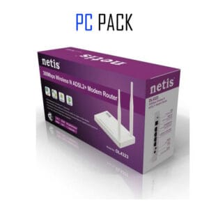 Routeur modem sans fil 300Mbps N ADSL2+ avec 2 antenne 5 dBi à gain élevé DL4323
