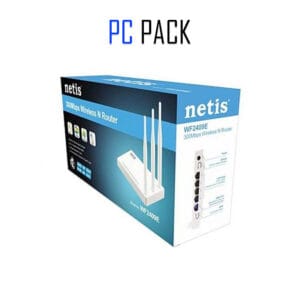 Netis Routeur DSL WiFi G/N300 + LAN x4, 3 antennes 5 dBi