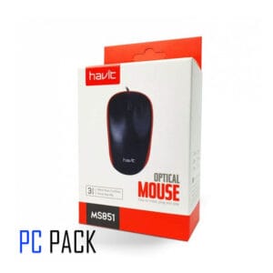Havit Souris Avec Cable - MS851 - Souris Optique - USB - Noir