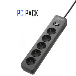 APC PME5B-GR protection surtension Noir 5 sortie(s) CA 230 V 1,5 m