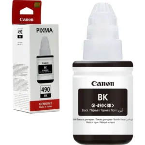 Refill Ink Printer Bouteilles d'encre GI-490 Compatible pour les imprimantes CANON PIXMA NOIR