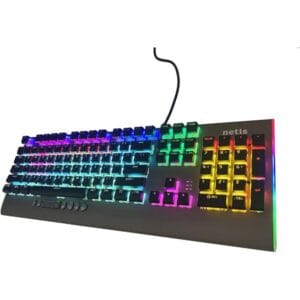 Clavier Gamer Original Mécanique RGB Netis K3101FA Red-Switch
