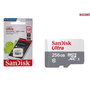 Sandisk Carte memoire MicroSD Ultra 256GB SDXC UHS-I 100MB/s Full hD