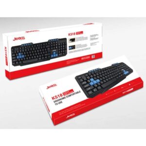 Jedel KB-518 Multimedia Gaming Keyboard , Clavier de bonne qualité avec port USB