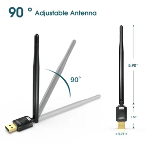 EDUP EP-MS8551 - Clé WiFi USB 150 Mbps avec Antenne Haute Performance