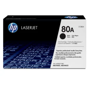 Toner HP LaserJet d'origine / HP 80A Noir (CF280A)