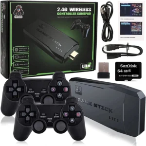 Wireless Console Game Stick -25000 in one 4k HD Dual Player
